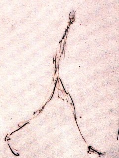 Zeichnung von Giacometti